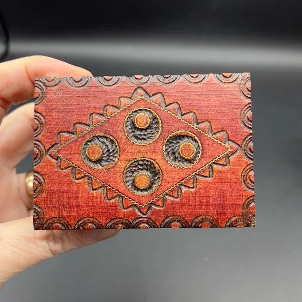 Handmade wooden carved